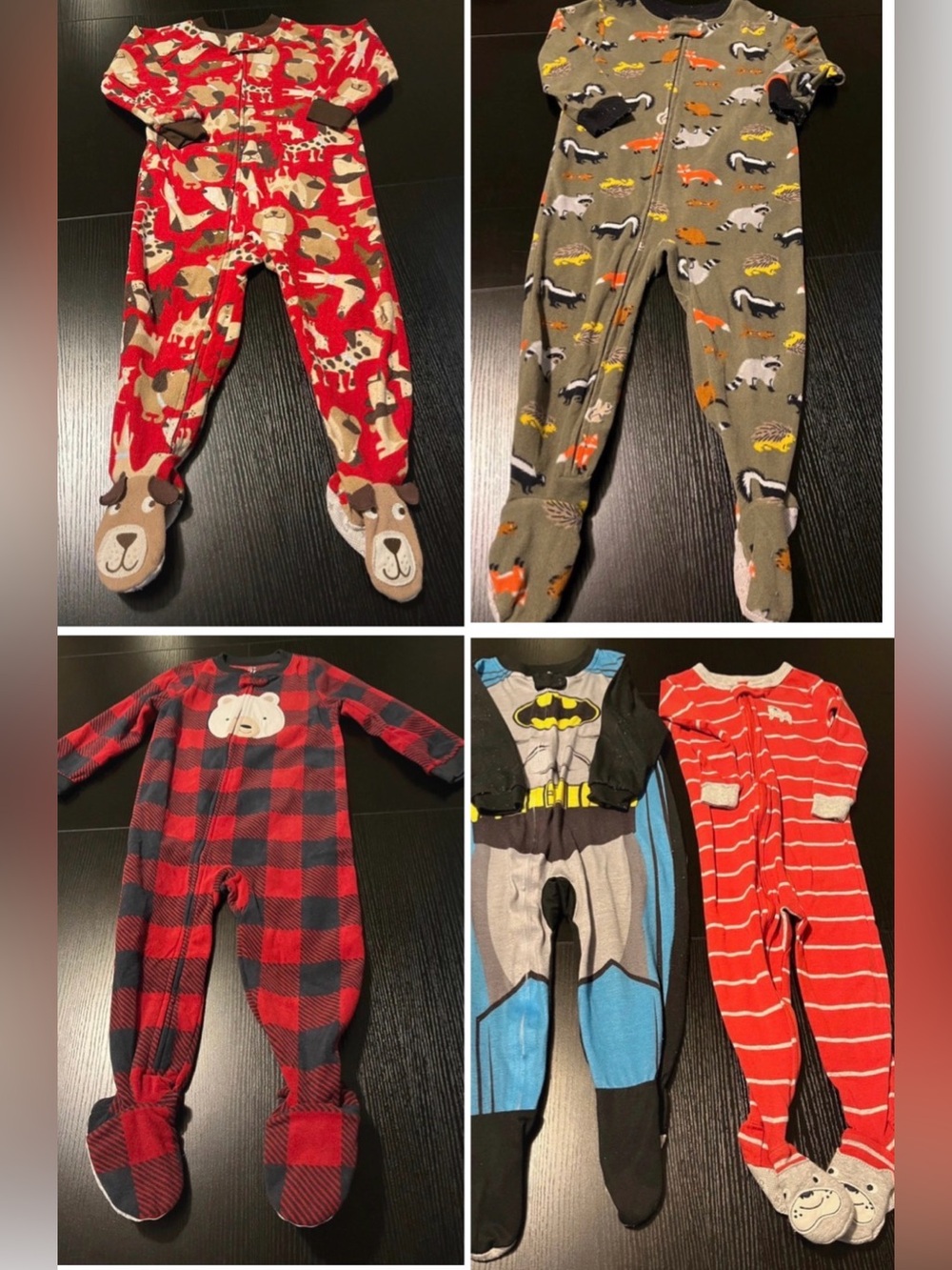 Toddler Boys Footed Pajamas Bundle